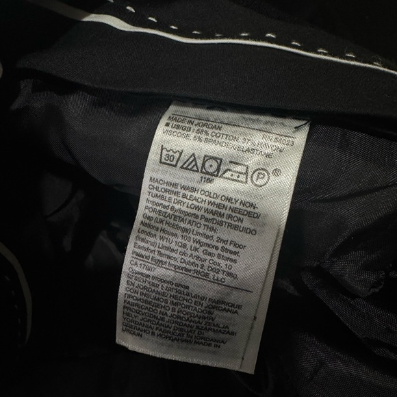 BANANA REPUBLIC RYAN BLACK PANTS - 6 - Picture 8 of 10